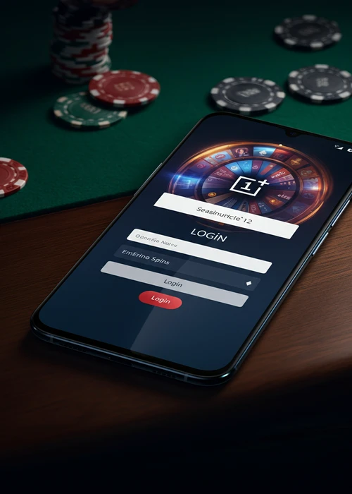 Interface voor Spinstar Casino inloggen, met velden voor e-mail en wachtwoord voor beveiligde toegang tot uw spelersaccount.